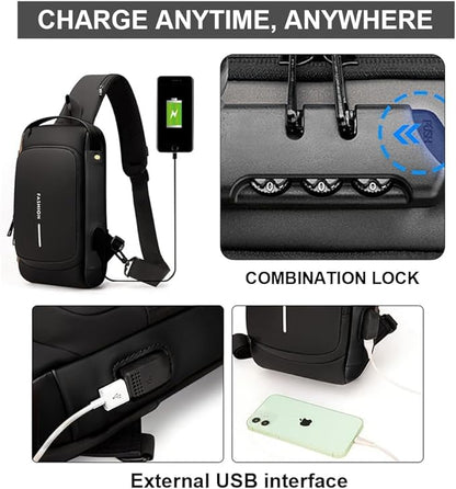 Anti-Theft Crossbody Sling Bag